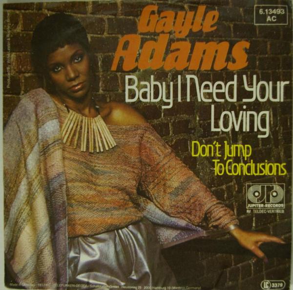 Gayle Adams Lets go all the way.